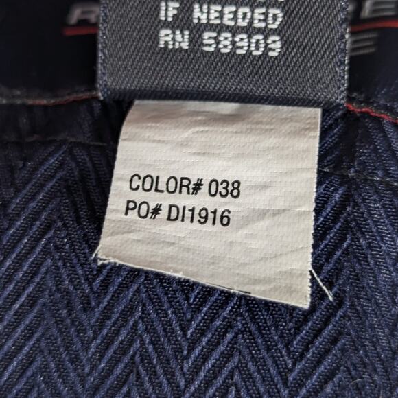 Roundtree & Yorke Easy Care Dress Pants 38x30 Light Gray Flat Front Polyester - Picture 4 of 4